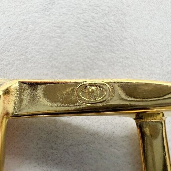 Vintage Gold Tone Simple Basic Belt Buckle for up to 1 Inch Belt - Picture 8 of 8